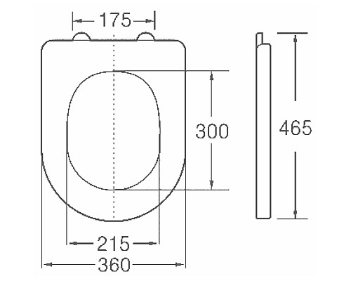 Сиденье для унитаза Horke O-1002C 01471002 с Микролифтом Сиденье для унитаза Horke O-1002C 01471002 с Микролифтом