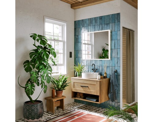 Зеркало Aqwella Vision 80 VIS0208AH с подсветкой и подогревом с бесконтактным выключателем