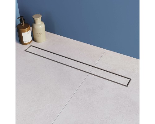 Душевой лоток RGW Drain Leo-11-80 60211180-01 с решеткой Хром / под плитку