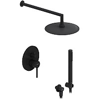Душевая система Damixa Scandinavian Pure 936520300 Черная матовая