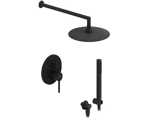 Душевая система Damixa Scandinavian Pure 936520300 Черная матовая