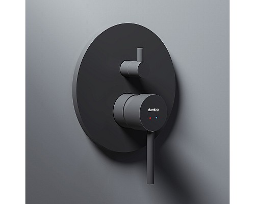 Душевая система Damixa Scandinavian Pure 936520300 Черная матовая