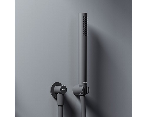 Душевая система Damixa Scandinavian Pure 936520300 Черная матовая