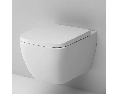 Комплект унитаза с инсталляцией AM.PM Gem FlashClean с сиденьем Микролифт и Черной матовой клавишей смыва