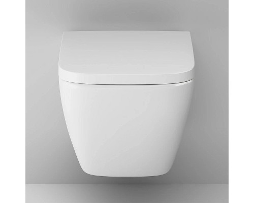 Комплект унитаза с инсталляцией AM.PM Gem FlashClean с сиденьем Микролифт и Черной матовой клавишей смыва