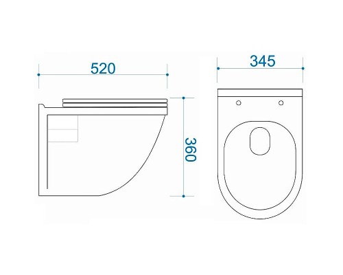 Унитаз Maretti Vittorio VI10PBM82-844 подвесной с сиденьем Микролифт