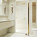 Душевая дверь Maybah Glass MGD-803-3 800x1980 на монопетле Золото стекло прозрачное