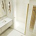 Душевая дверь Maybah Glass MGD-803-3 800x1980 на монопетле Золото стекло прозрачное