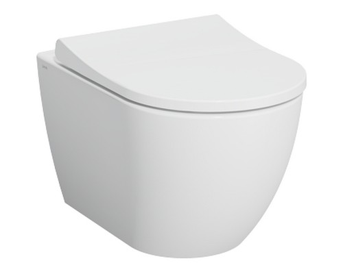 Комплект унитаза с инсталляцией Vitra Mia Round SmoothFlush 9856B003-7200 с сиденьем Микролифт и клавишей смыва Хром матовый