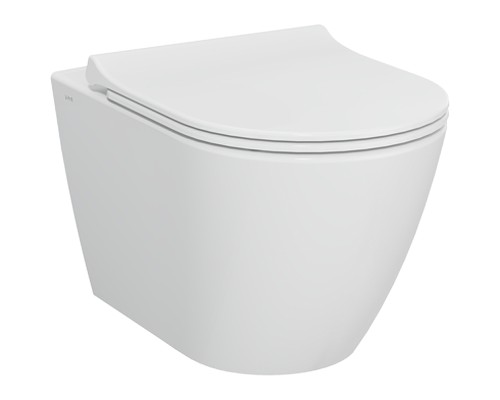 Комплект унитаза с инсталляцией Vitra Sanibelle 9878B003-7200 с сиденьем Микролифт и клавишей смыва Хром глянцевый