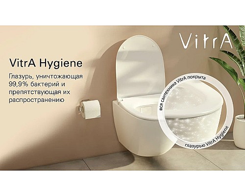 Унитаз Vitra Nest QuantumFlush 7870B403-0075 подвесной без сиденья
