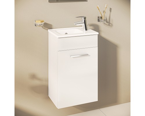 Комплект мебели для ванной Vitra Mia 40 R подвесной Белый глянцевый