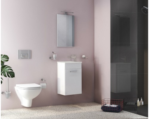 Комплект мебели для ванной Vitra Mia 40 R подвесной Белый глянцевый