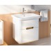 Тумба с раковиной Vitra Sento 65 подвесная Белая матовая