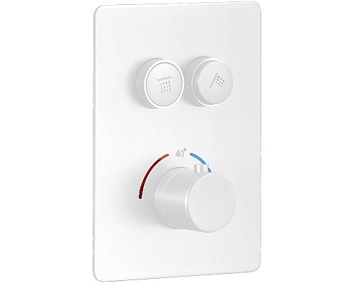 Душевая система beWash BV3ITSS225 с термостатом Белая матовая