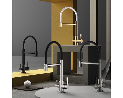 Смеситель для кухни Raglo R81.63.05 Сатин Черный