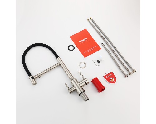 Смеситель для кухни Raglo R81.63.05 Сатин Черный