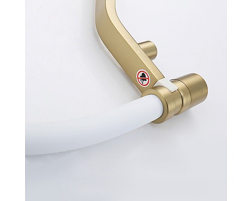 Смеситель для кухни Raglo R85.62.03 Золото матовое Белый