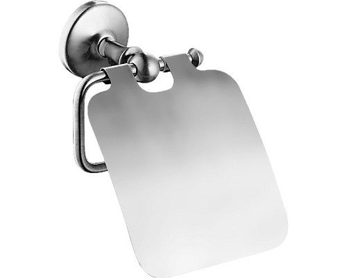 Держатель туалетной бумаги Art&Max Antic AM-E-2683AL с крышкой Хром