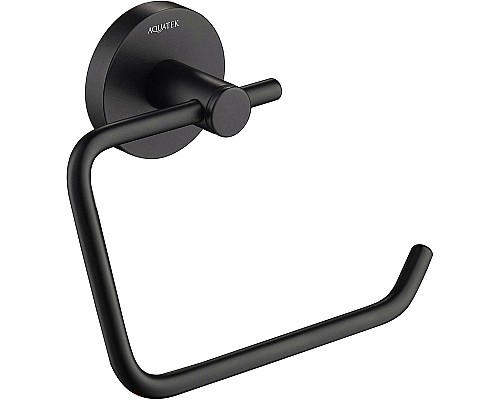 Держатель туалетной бумаги Aquatek Европа AQ4118MB Черный матовый