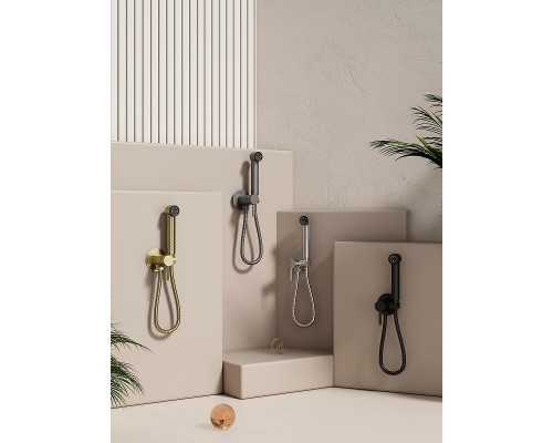 Гигиенический душ со смесителем Splenka S99.52.03 Золото матовое