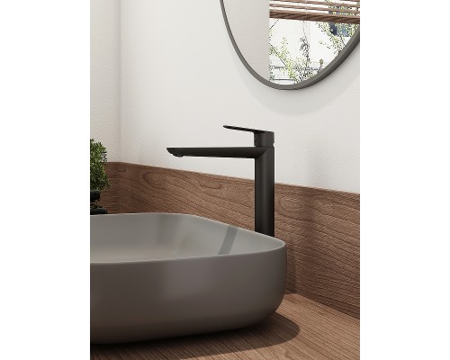 Смеситель для раковины Splenka S41.15.06 Черный матовый