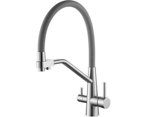 Смеситель для кухни Splenka S71.62.05 Сатин Серый