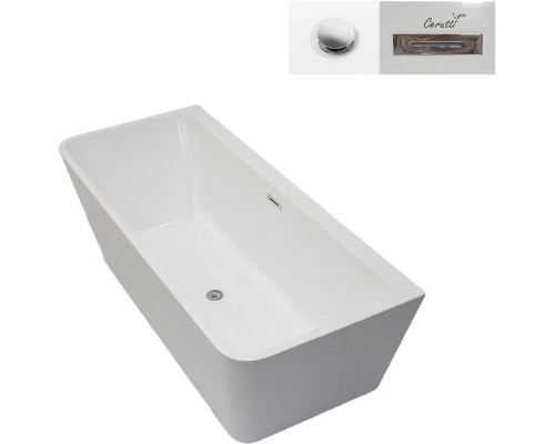 Акриловая ванна Ceruttispa Lugano 170x75 CT9344 без гидромассажа