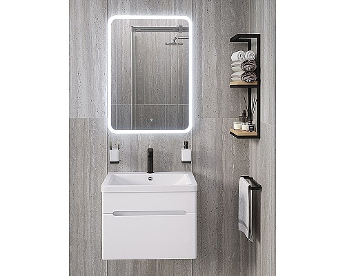 Зеркало Runo Руан 60 00-00001288 с подсветкой с сенсорным выключателем