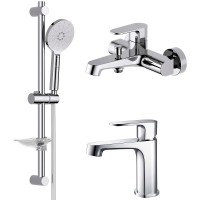 Комплект смесителей Aquatek Оберон AQ1230CR Хром