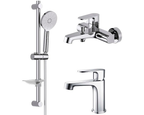 Комплект смесителей Aquatek Оберон AQ1230CR Хром