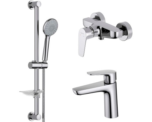 Комплект смесителей Aquatek Бетта AQ1131CR Хром