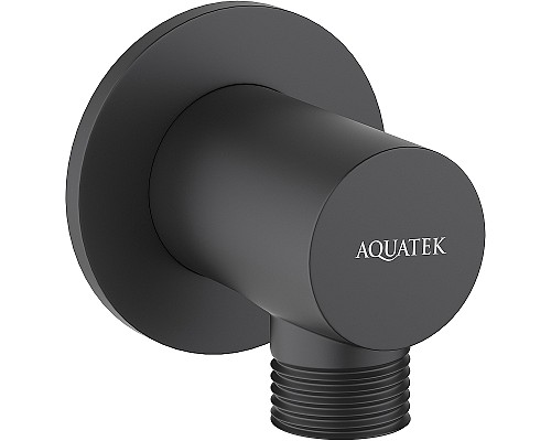 Шланговое подключение Aquatek AQ2456MB Черное матовое
