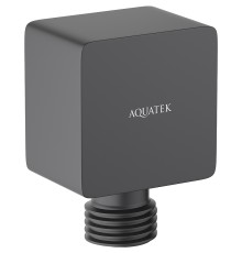 Шланговое подключение Aquatek Черное матовое