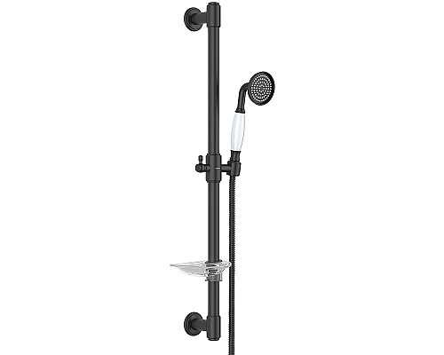 Душевой гарнитур Aquatek Классик 1 jet AQ2020MB Черный матовый