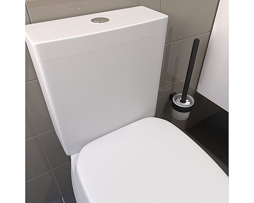 Ершик для унитаза Altasan Лотос ЛТ90ЧМ Черный матовый