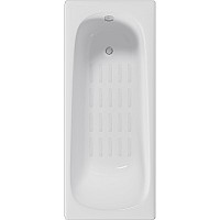 Чугунная ванна Delice Continental 140x70 DLR230619-AS без отверстий под ручки с антискользящим покрытием