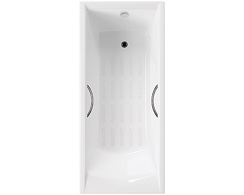 Чугунная ванна Delice Prestige 170x70 DLR230624R-AS с отверстиями под ручки с антискользящим покрытием Чугунная ванна Delice Prestige 170x70 DLR230624R-AS с отверстиями под ручки с антискользящим покрытием