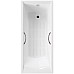 Чугунная ванна Delice Prestige 170x70 DLR230624R-AS с отверстиями под ручки с антискользящим покрытием