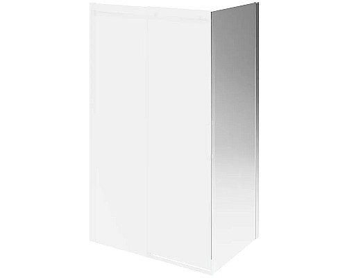 Душевая стенка Kerama Marazzi Cristallo 100 CT.100.FP.BN профиль Брашированный никель стекло прозрачное Душевая стенка Kerama Marazzi Cristallo 100 CT.100.FP.BN профиль Брашированный никель стекло прозрачное