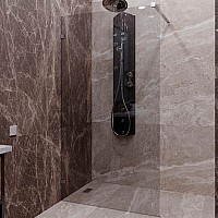 Душевая перегородка Radomir Walk-in G1 120 1-10-0-0-0-1910 профиль Хром стекло прозрачное