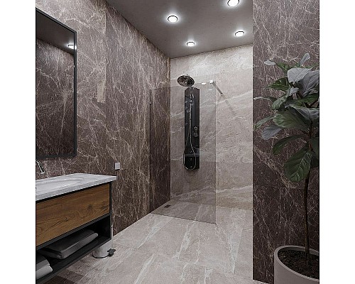 Душевая перегородка Radomir Walk-in G1 120 1-10-0-0-0-1910 профиль Хром стекло прозрачное