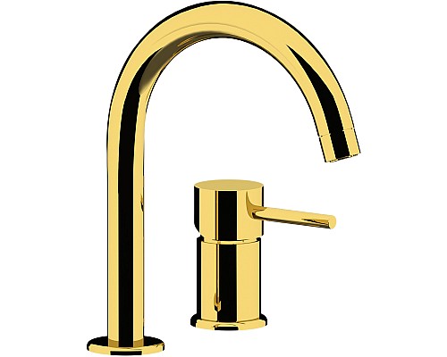 Смеситель для раковины Remer X-Style X57DO Золото глянцевое