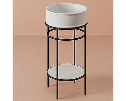 Консоль под раковину Artceram Vogue 44 ACA058 17 Черная матовая