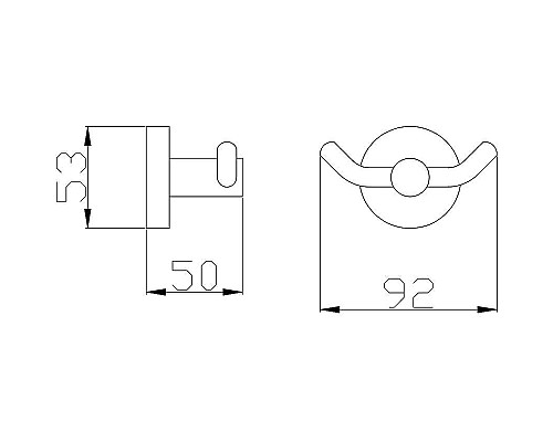 Двойной крючок Rav Slezak Colorado COA0102SM Бронза