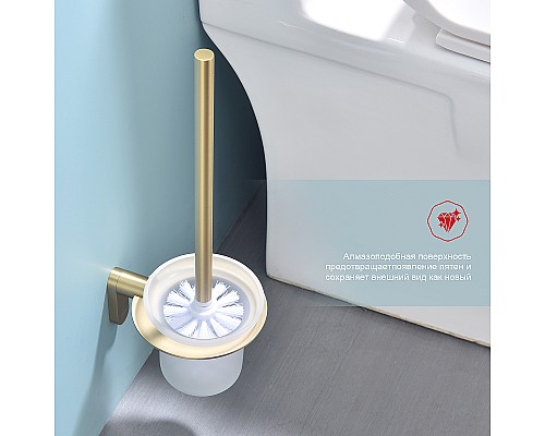 Ершик для унитаза Raglo R300.10.03 Золото матовое