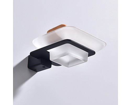 Мыльница Raglo R301.02.06 Черная матовая