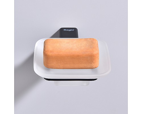 Мыльница Raglo R301.02.06 Черная матовая