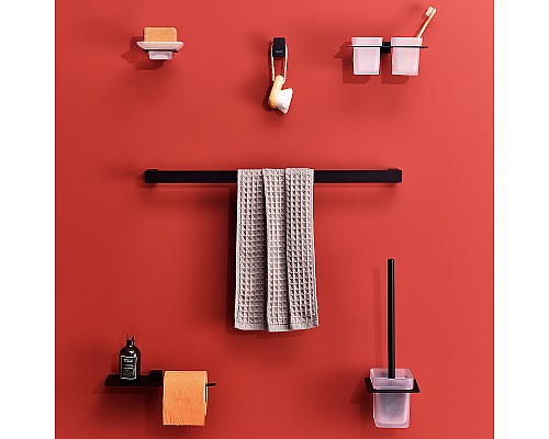 Мыльница Raglo R301.02.06 Черная матовая