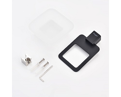 Мыльница Raglo R301.02.06 Черная матовая